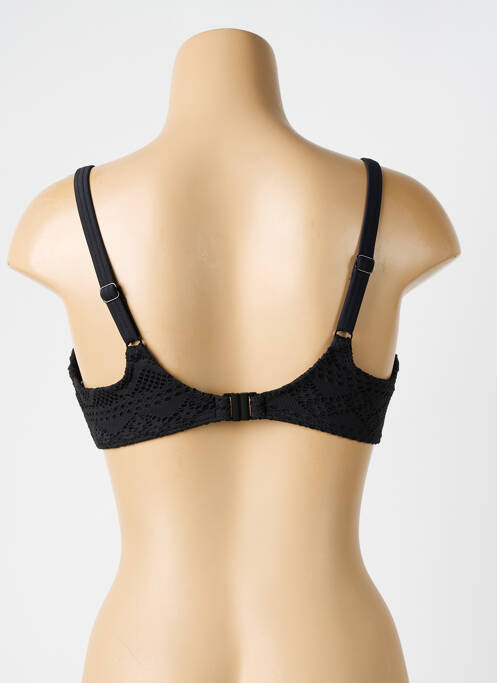 Haut de maillot de bain stretch haut soutien-gorge emboitant noir FREYA femme