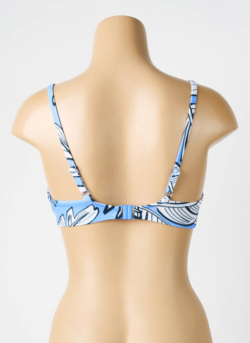 Haut de maillot de bain stretch haut soutien-gorge emboitant bleu FREYA femme