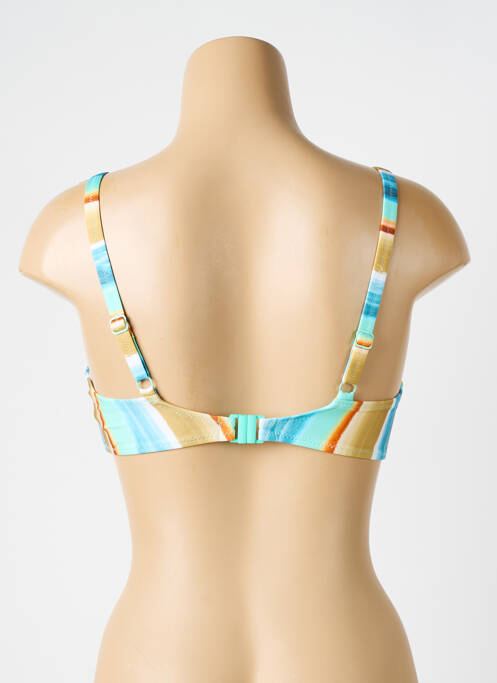 Haut de maillot de bain stretch haut soutien-gorge emboitant bleu FREYA femme