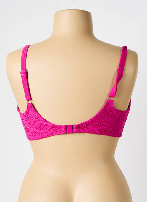 Haut de maillot de bain stretch haut soutien-gorge emboitant rose FREYA femme
