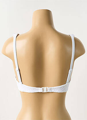 Haut de maillot de bain bretelles élastiquées haut soutien-gorge balconnet blanc FREYA femme