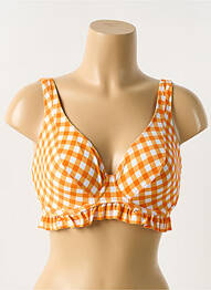 Haut de maillot de bain haut soutien-gorge emboitant haut soutien-gorge emboitant orange FREYA femme