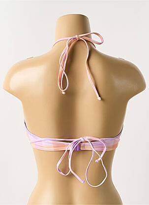 Haut de maillot de bain bretelles élastiquées haut soutien-gorge balconnet rose FREYA femme