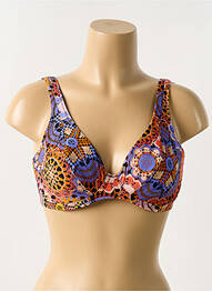 Haut de maillot de bain avec armature orange FREYA femme