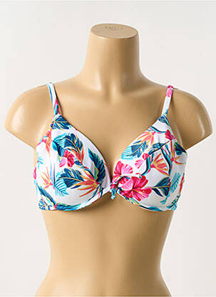 Haut de maillot de bain blanc FREYA pour femme