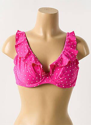 Haut de maillot de bain rose FREYA pour femme