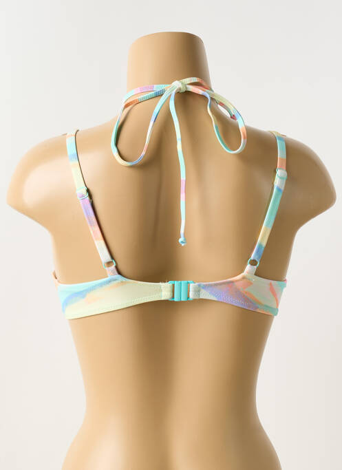 Haut de maillot de bain bretelles élastiquées vert FREYA femme