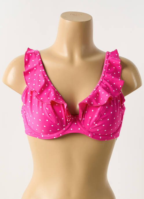 Haut de maillot de bain rose FREYA pour femme