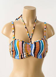 Haut de maillot de bain haut bandeau haut bandeau bleu FREYA femme