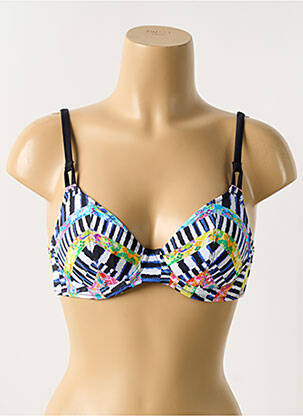 Haut de maillot de bain haut soutien-gorge emboitant haut soutien-gorge emboitant bleu FREYA femme