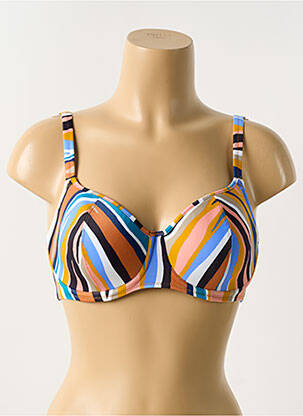 Haut de maillot de bain haut soutien-gorge moulé haut soutien-gorge moulé bleu FREYA femme