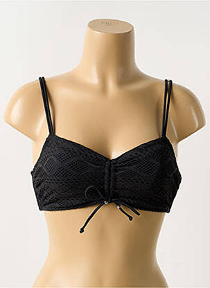 Haut de maillot de bain bretelles élastiquées ajustables brassieres noir FREYA femme