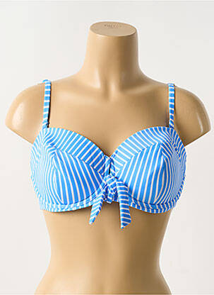 Haut de maillot de bain haut soutien-gorge emboitant haut soutien-gorge emboitant bleu FREYA femme