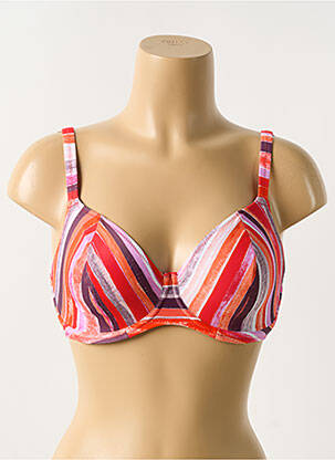 Haut de maillot de bain rouge FREYA pour femme