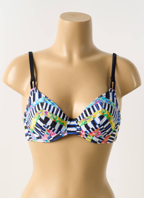 Haut de maillot de bain haut soutien-gorge emboitant haut soutien-gorge emboitant bleu FREYA femme