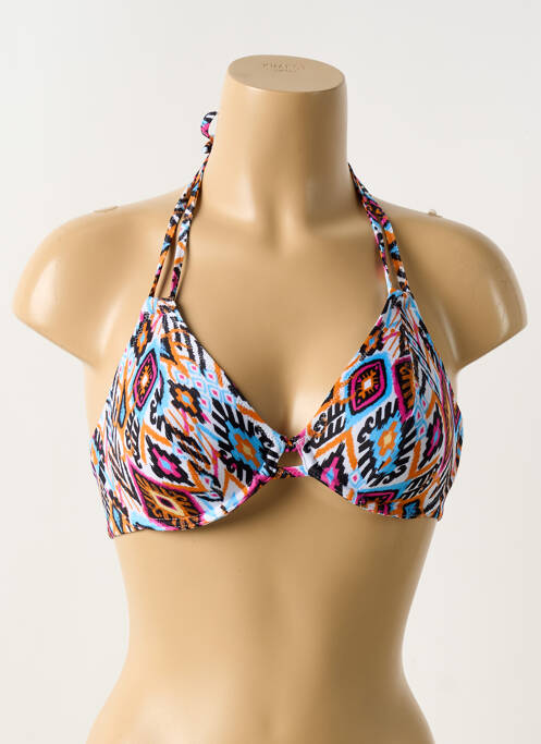 Haut de maillot de bain haut soutien-gorge emboitant haut soutien-gorge emboitant bleu FREYA femme