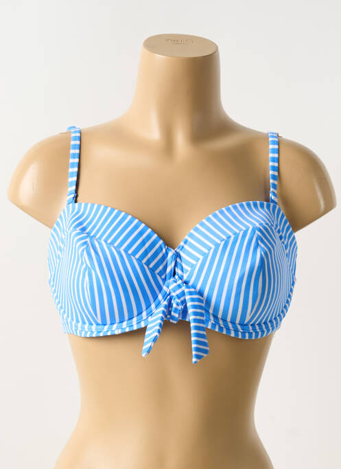 Haut de maillot de bain haut soutien-gorge emboitant haut soutien-gorge emboitant bleu FREYA femme