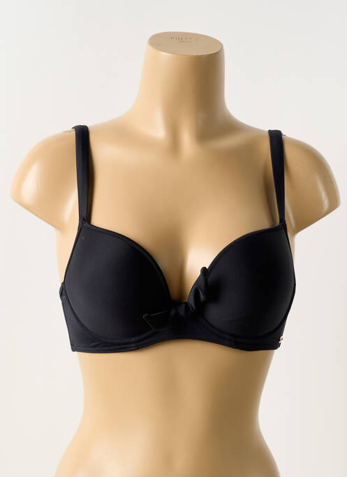 Haut de maillot de bain bretelles élastiquées ajustables haut soutien-gorge balconnet noir FREYA femme