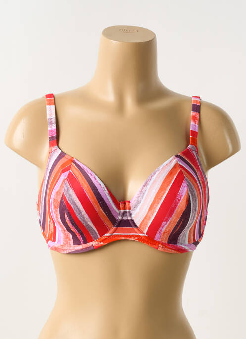 Haut de maillot de bain rouge FREYA pour femme