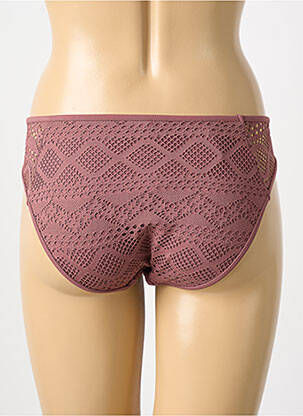 Bas de maillot de bain stretch culotte marron FREYA femme
