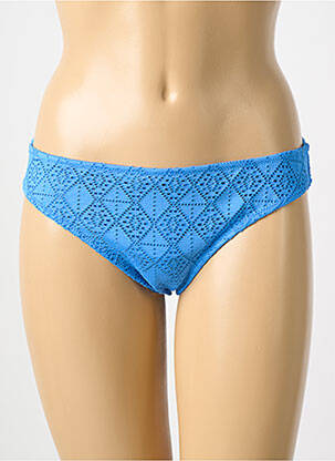 Bas de maillot de bain stretch culotte bleu FREYA femme