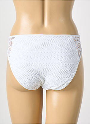 Bas de maillot de bain stretch culotte blanc FREYA femme