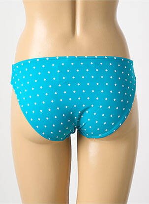 Bas de maillot de bain imprimé fantaisie culotte bleu FREYA femme