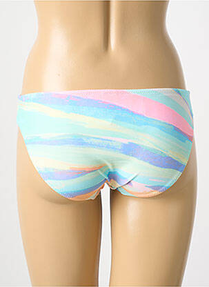 Bas de maillot de bain imprimé fantaisie culotte vert FREYA femme