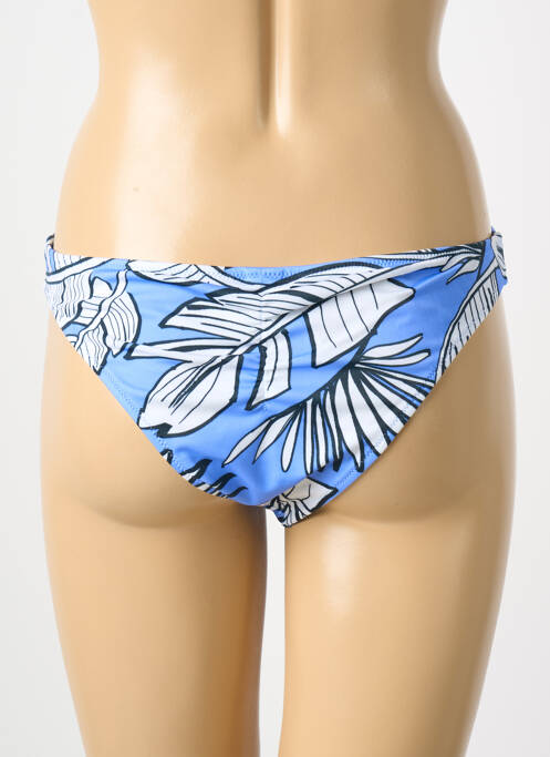 Bas de maillot de bain imprimé fantaisie culotte bleu FREYA femme