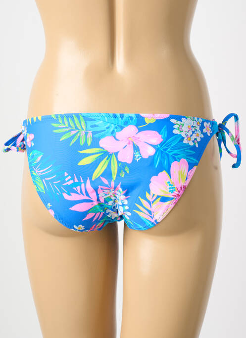 Bas de maillot de bain imprimé tie and dye bikini bleu FREYA femme