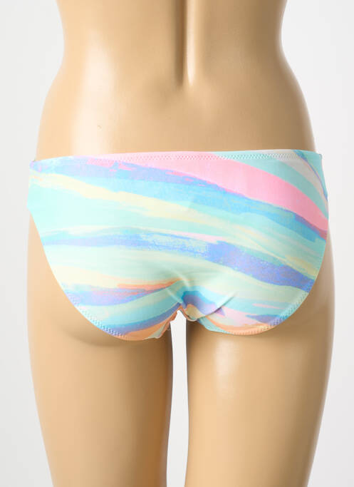 Bas de maillot de bain imprimé fantaisie culotte vert FREYA femme