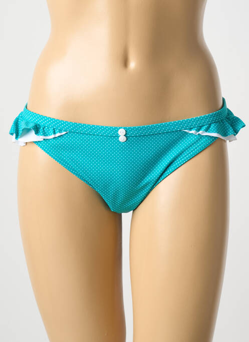 Bas de maillot de bain stretch culotte bleu FREYA femme