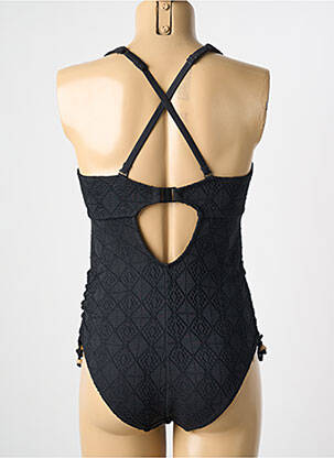 Maillot de bain 1 pièce stretch haut soutien-gorge emboitant noir FREYA femme