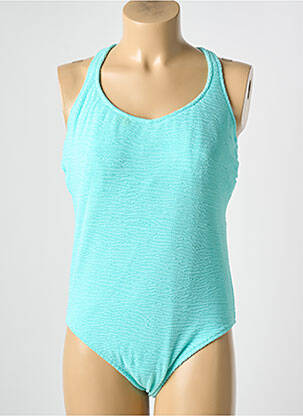 Maillot de bain 1 pièce stretch bleu FREYA femme
