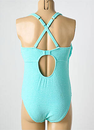 Maillot de bain 1 pièce stretch bleu FREYA femme