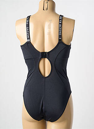 Maillot de bain 1 pièce stretch noir FREYA femme