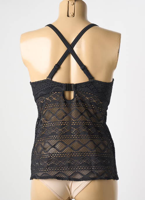 Haut de maillot de bain stretch haut triangles noir FREYA femme