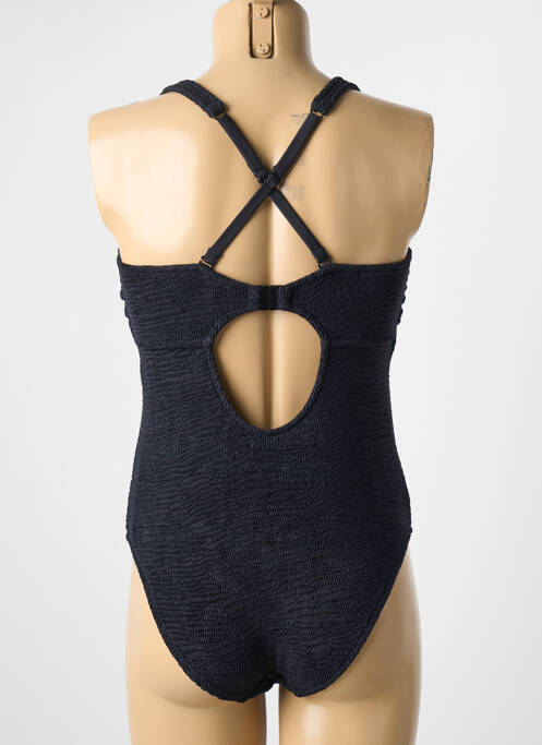 Maillot de bain 1 pièce stretch noir FREYA femme