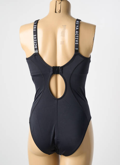 Maillot de bain 1 pièce stretch noir FREYA femme