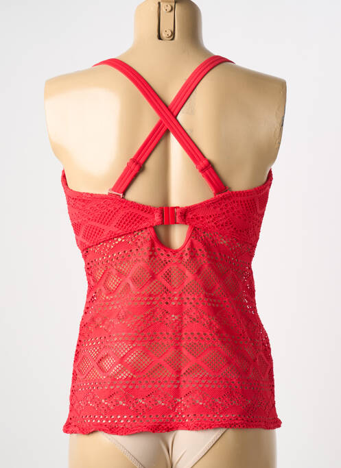 Haut de maillot de bain rouge FREYA femme