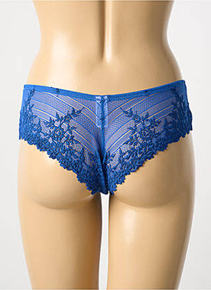 Tanga stretch bleu WACOAL femme