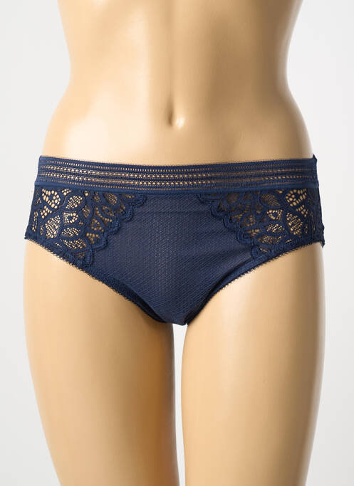 Culotte tissage dentelle bleu WACOAL femme