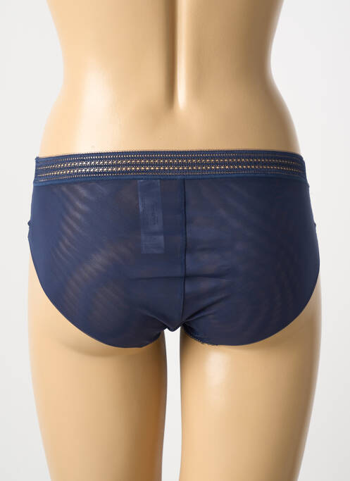 Culotte tissage dentelle bleu WACOAL femme