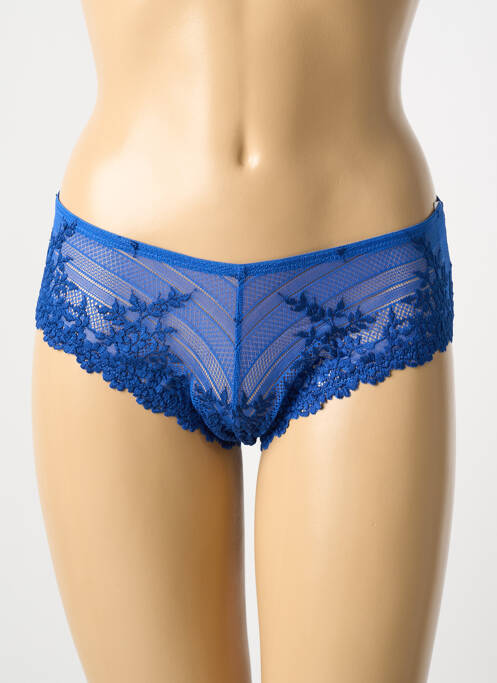 Tanga stretch bleu WACOAL femme