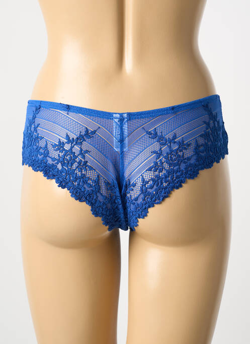 Tanga stretch bleu WACOAL femme