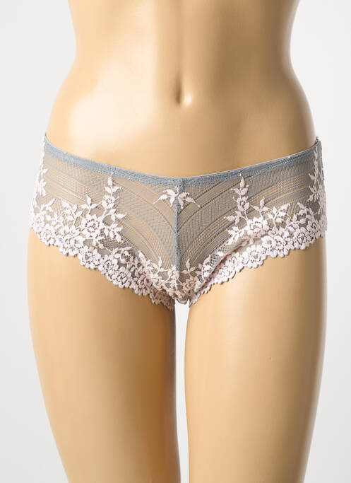 Tanga stretch gris WACOAL femme