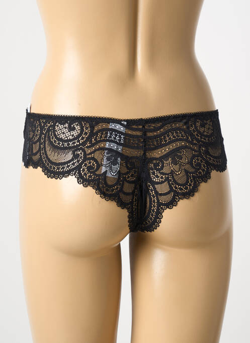 Tanga stretch noir WACOAL femme