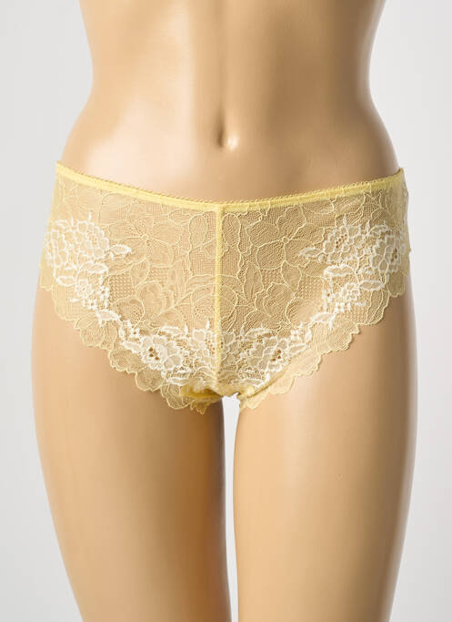 Tanga jaune WACOAL pour femme