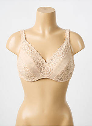 Soutien-gorge tissage dentelle haut soutien-gorge emboitant chair WACOAL femme