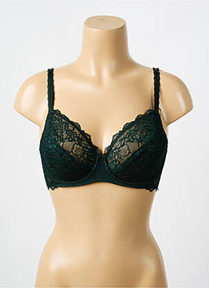 Soutien-gorge tissage dentelle haut soutien-gorge emboitant vert WACOAL femme